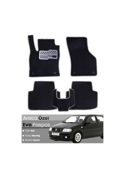 Volkswagen Polo 6n2 2000-2001 Uyumlu Eva Paspas Tam Set Oto Paspas,araca Özel,tam Koruma 463