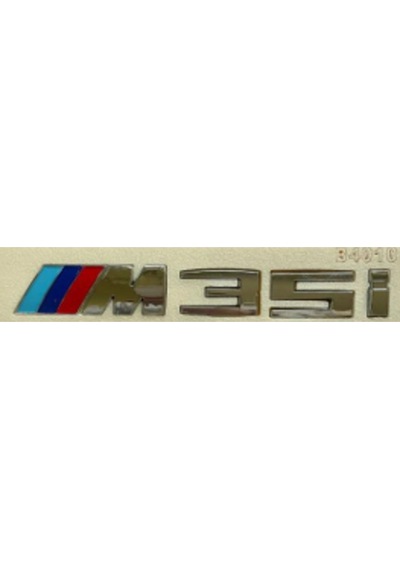 M35i Krom Bagaj Yazısı 3a 3d 3abs