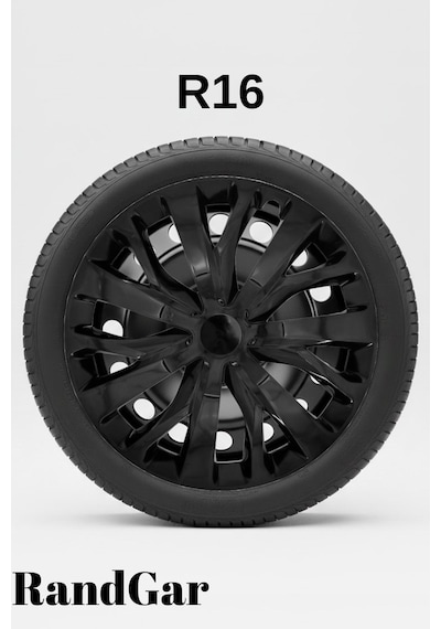 Fiat Freemont 16 İnç Jant Kapağı 4 Adet Siyah S116 Rand