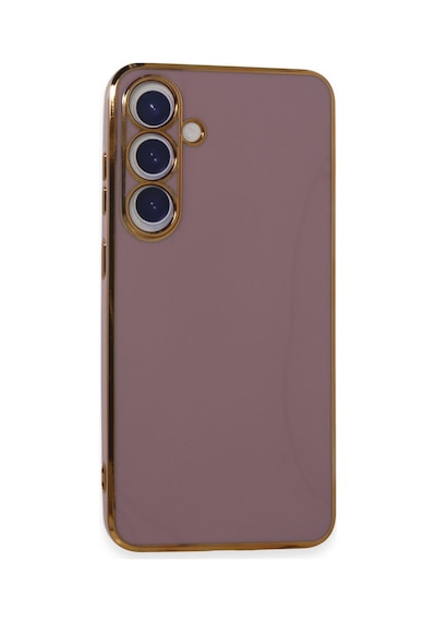 Samsung Galaxy  Uyumlu,  S24 Kılıf Volet Silikon - Mor