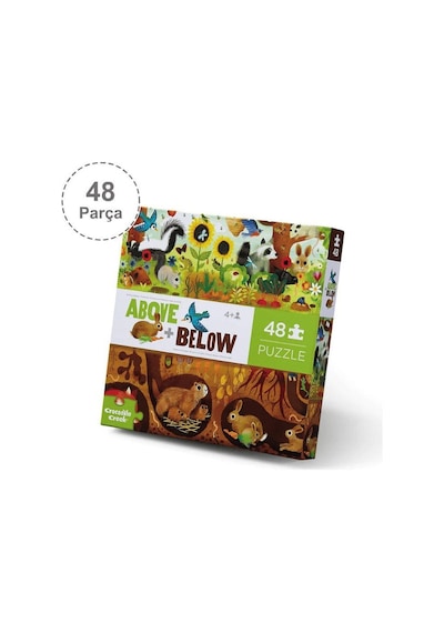 Crocodile Creek Puzzle 48 Parça Arka Bahçe Keşfi