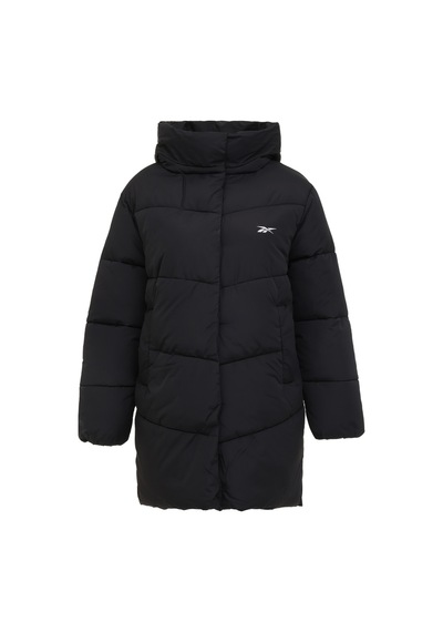 Reebok Carol Jacket Siyah Kadın Uzun Kaban Siyah