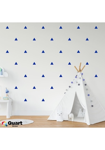 240 Adet Duvar Sticker Çocuk Odası Üçgen Sticker