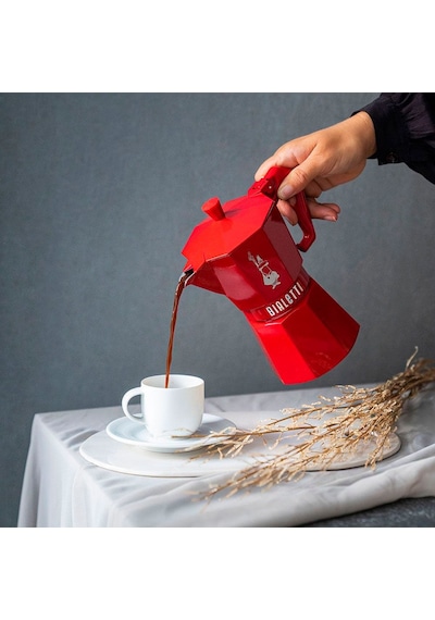 Bialetti Moka Express Excl. Kırmızı 3 Cup