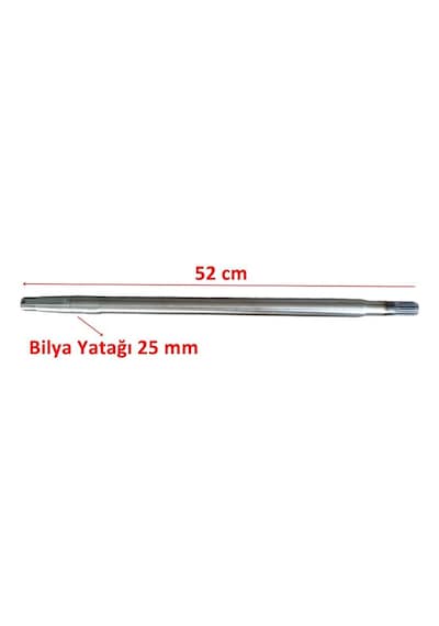E-yük Arabası Arka Aks 18 Freze 52 Cm İth