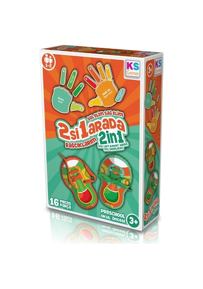 Be233 Nessiworld, Sol Elim Sağ Elim 2si1 Arada Bağcıklarım / +3 Yaş