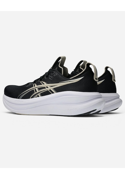 Asics Gel-nımbus 28 Erkek Siyah Beyaz Koşu Ayakkabısı 1011c127-002