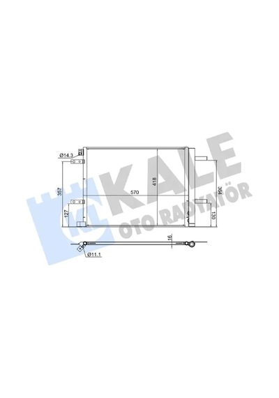 Klıma Radyatoru P3008 P5008 P508 Partner Rıfter / Spacetourer Berlıngo / Ds7 / Combo E 1.2 Puretech