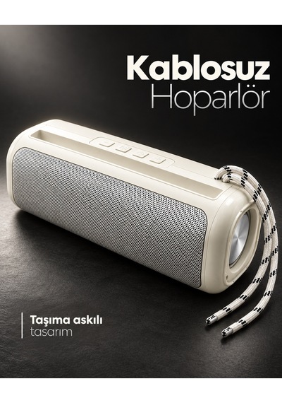 Güçlü Bas Sesli Kablosuz Bluetooth Hoparlör Rgb Aydınlatmalı Stereo Müzik Sistemi