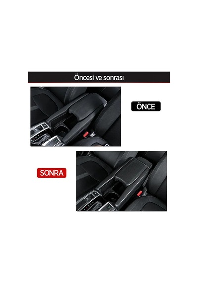 Honda Civic Fc5/fk7 2016 2021 Kol Dayama Konsolu Karbon Fiber Kaplama Set 3 Parça