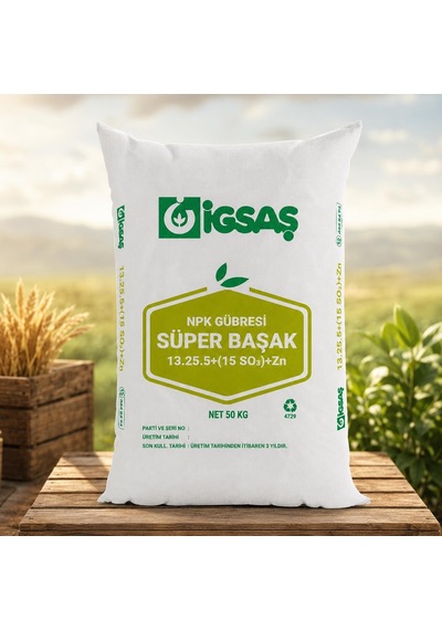 İgsaş Süper Başak Çinkolu Taban Gübresi 50 Kg 50 G