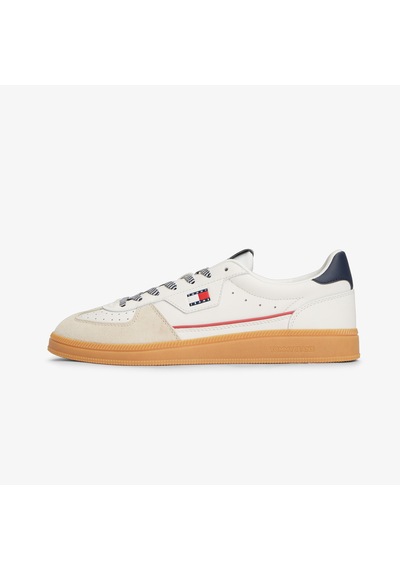 Tommy Hilfiger The Greenwich Edge Leather Erkek Bej Spor Ayakkabı Em0em01731