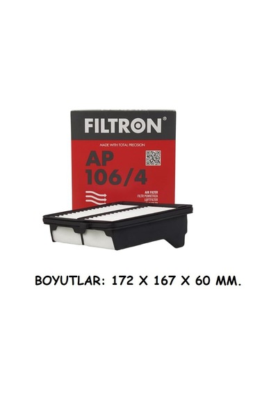 Hava Filtre Honda Jazz 3 Hb Shuttle 2007+ 1,2 1,3 1,4 1,5 1,2/1,5 İ-vtec 17220-rb0-000 Ap106/3 Filtron