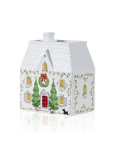 The Mia Dekoratif Led Işıklı Yılbaşı Evi 14x9x17 Cm 1 Adet