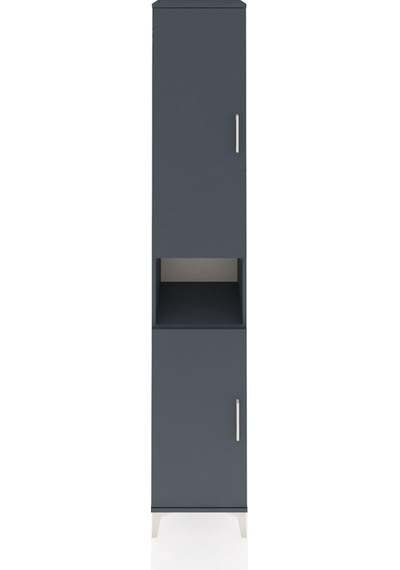 Hyperion Dolap 7 Raflı 2 Kapaklı 44x44x243 Antrasit-antrasit Antrasit