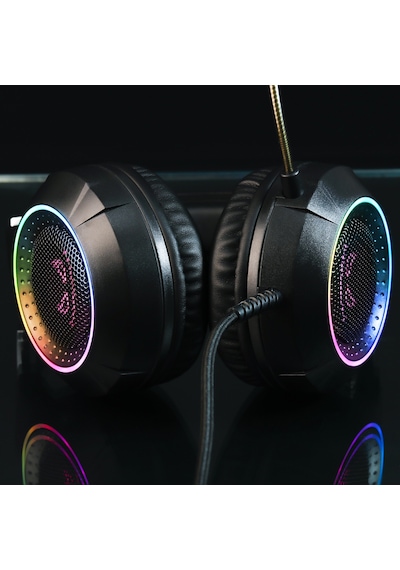 Rush Ace RHX55 7.1 Surround Titreşimli RGB Oyuncu Gaming Kulaklığı