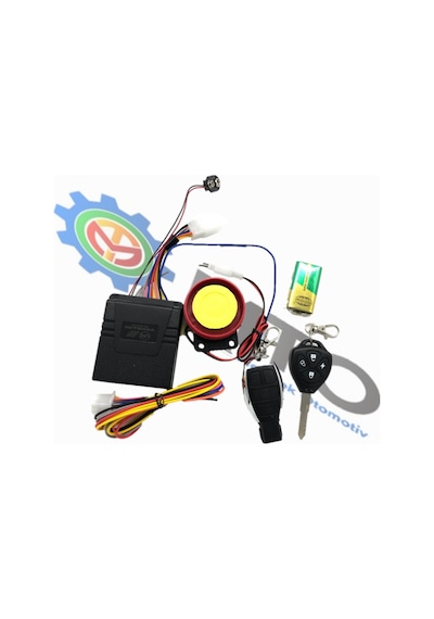Motosiklet Alarm-Uzaktançalıştırma Seti Pil Destekli-Motor Alarmı N11.3459