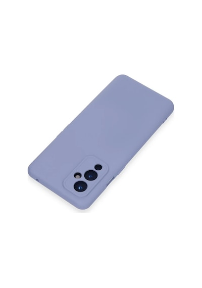 One Plus 9 Kılıf Nano İçi Kadife Silikon - Lila 0.2M-Çok Renkli
