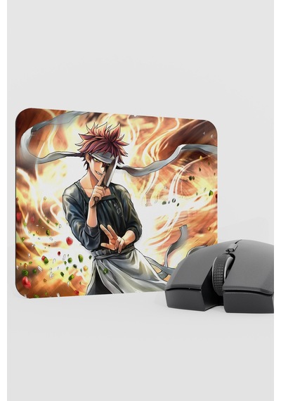 Food Wars Anime V3 - 22x18 Gaming Kauçuk Kaymaz Taban Mouse Pad Fare Altlığı