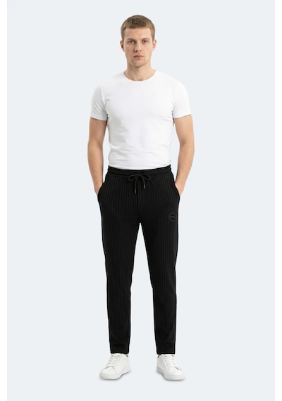Slazenger Norwood Erkek Siyah Eşofman Altı Siyah