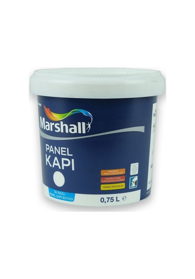 Marshall Su Bazlı Panel Kapı Boyası Beyaz 0,75 L