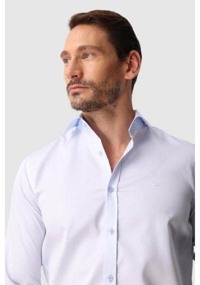 Igs Açık Mavi Slim Fit Dar Kalıp Klasik Yaka Düz Uzun Kollu Cepsiz %100 Pamuk Gömlek-20001 Mavi Igs Açık Mavi Slim Fit Dar Kalıp Klasik Yaka Düz Uzun Kollu Cepsiz %100 Pamuk Gömlek-20001 Mavi