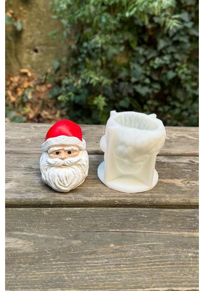 Rufus Concept Noel Baba Küçük 3d Silikon Mum Kalıbı