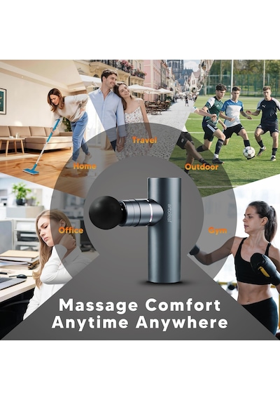 Arboleaf Masaj Tabancası Rahatlama İçin Sıcak İşlevli Mini Masaj Tabancası, 5 Seviye Ve 4 Ataşmanlı Kas Masajı Kullanışlı, Güçlü Masaj Tabancası Ultra Sessiz Usb C Şarj Edilebilir Arboleaf Masaj Tabancası Rahatlama İçin Sıcak İşlevli Mini Masaj Tabancası, 5 Seviye Ve 4 Ataşmanlı Kas Masajı Kullanışlı, Güçlü Masaj Tabancası Ultra Sessiz Usb C Şarj Edilebilir
