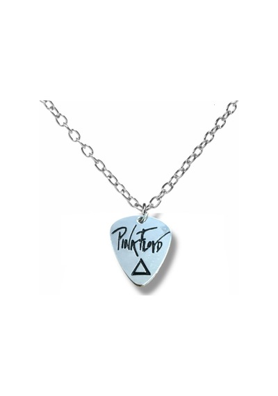 Pink Floyd Rock Grubu Pena Şeklinde Çift Taraflı Rock İşaretli Unisex Metal Kolye Çok renkli
