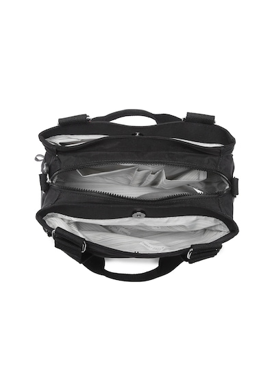 Smart Bags Orta Boy Çok Cepli Su Geçirmez Hafif Krınkıl Kumaş Kadın Omuz Çantası Lacivert 76925641