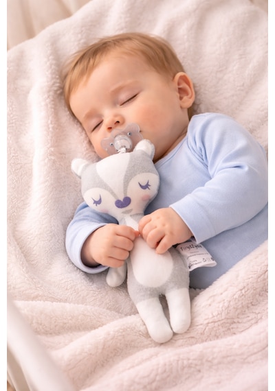 Toys2you Emzikli Uyku Arkadaşı Gri Ceylan Açık Gri