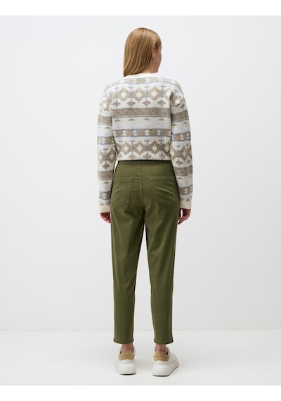 Jimmy Key Haki Normal Paça Cepli Gabardin Pantolon 4ww01311101312 Haki