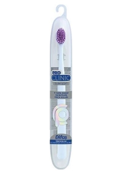 4 Adet Difaş Diş Fırçası Pro Clinic Slim Soft