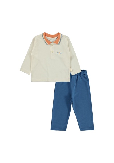 Bebbek Polo Pike Polo Yaka 2-5 Yaş Takım - Lacivert