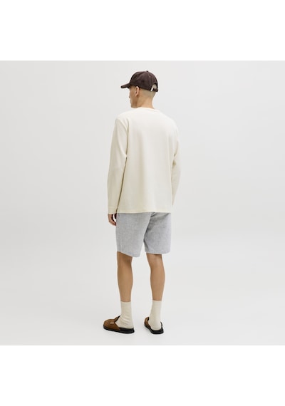 Erkek Keten Cepli Chino Sort - Dave - 12229629 - 1 Blue Indigo