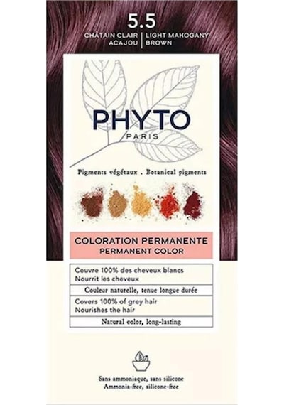 Phyto Phytocolor Bitkisel Saç Boyası - 5.5 Açık Kestane Akaju