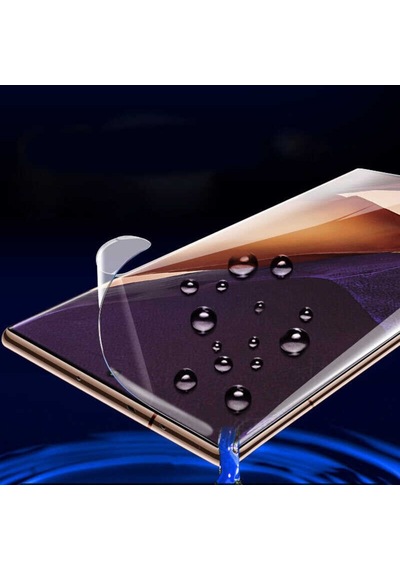Samsung Uyumlu Galaxy Note 20 Ultra Zore Süper Pet Oval Nano Ekran Koruyucu