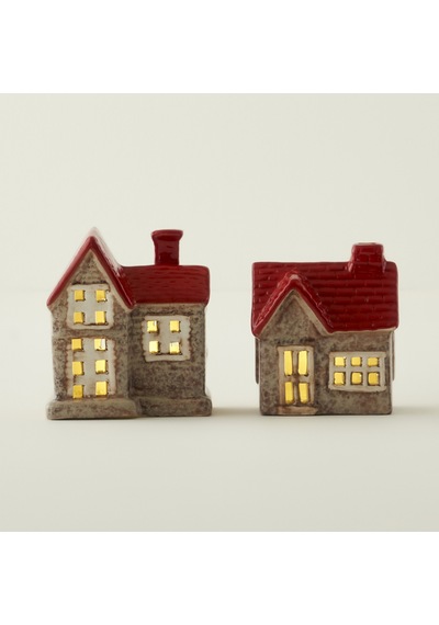 Home Yılbaşı Ledli Aydınlatma Kırmızı 10x7x12 Cm
