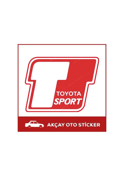 Toyota Sport Sticker Toyota Sticker Oto Sticker Araba Sticker (265933456)