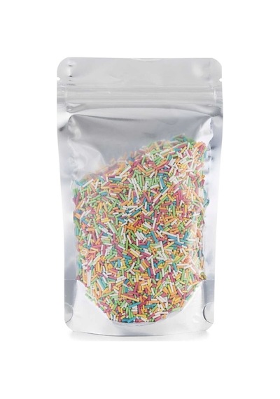 Ön Şeffaf Metalize Kilitli Doypack Ambalaj 11 X 18,5 + 3,5 Cm. 100 Gr. -2500 Adet