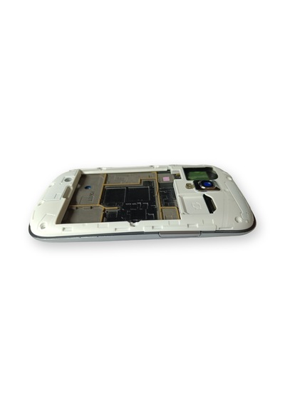 Samsung İ8910 Kasa Samsung Samsung Uyumlu Galaxy S3 Mini Gri Renk Orta Kasa Çıtalı On Off Ses Tuş Bordu Kamera Lensi Füme - Gri