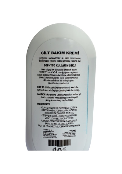 Dephyto Kıl Dönmesi Cilt Bakım Kremi 100 ML