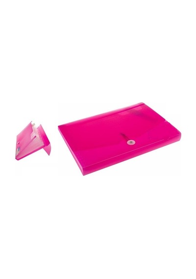 Globox Dosya Körüklü 13 Bölmeli Pembe