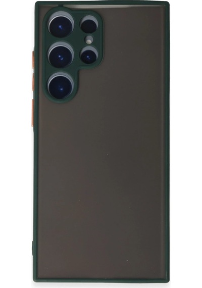 Newface - 514 - Samsung Galaxy S22 Ultra Kılıf Montreal Silikon Kapak - Matxzngz - - Yeşil