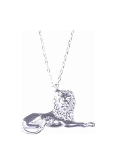 925 Ayar Gümüş Aslan Kral Charm Kolye 170624157