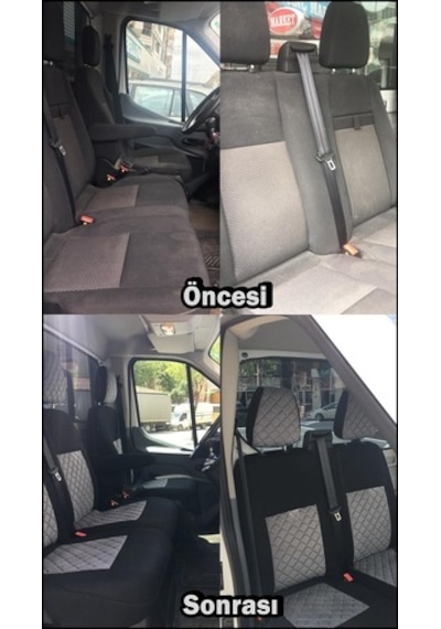 Ford Transit Tek Kabin Araca Özel Oto Koltuk Kılıfı (431052846)