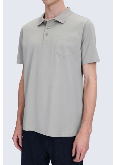 Hatemoğlu Haki Regular Fit Polo Yaka 100% Pamuk Merserize Tişört