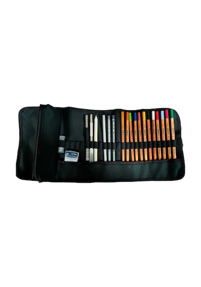 Rulo Kalemlik Eskiz Seti Lyra Rembrandt Aquarell Kuru Boya Kalem Eskiz Set