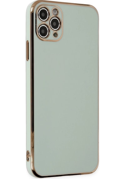 Newface - 163 - İphone 11 Pro Max Kılıf Volet Silikon - - Ece-umay - Açık Yeşil