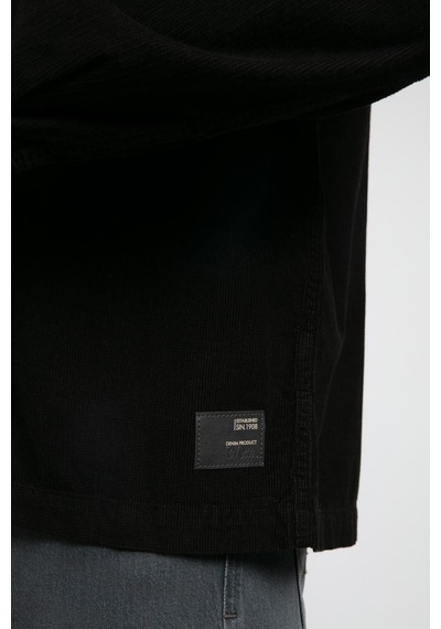 Lee Cooper Ander Erkek %100 Pamuk Dokuma Ceket Siyah-20387 Siyah